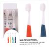 COLLBATH 4pcs Toothbrushes Soft Bristles Ergonomic Non-Slip Handle for Years Old Oral Care Manual Teeth Cleaning Brushes view 4
