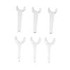 6Pcs T-Shape Intraoral Cheek Lip Retractor Double Head Autoclavable Dental Mouth Opener Intraoral Opener Teeth Retractors Kit for Teeth Whitening Dental Orthodontic Tool Surgical Retractor, White view 1