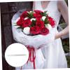 COOLHIYA Clear Cellophane Wrap Roll for Flower Basket Wrapping Moisture Resistant Transparent Packaging Film for Bouquets Baskets and Craft Supplies view 3