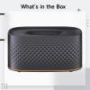 Air Diffuser Humidifier Flame Effect, Essential Oil Diffuser, Home Black Design, Safe Ultrasonic Auto Shut-Off view 3