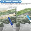 Ultra-Long Window Cleaning Set 40ft, 33ft, 30ft, 26ft, 23ft, 20ft, 16ft - Silicone Squeegee & Glass Washing Pole, Perfect for Shopping Centers & High Rise Buildings view 3