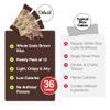 Deluxe & Bla Bla Dark Chocolate Rice Cakes,Kosher Certified Dairy Free,Gluten Free,Nuts Free,Vegan Snack (Dark Chocolate) Pack Of 3 view 4