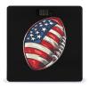 Football Soccer U.S.A. Flag Scale for Body Weight Digital Bathroom Scale Round Corner Design High Precision view 1