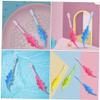 COOLHIYA 8Pcs Toothbrush with Soft Bristles Short Neck Safe PP Material Cartoon Animal Design for Tooth Care Training and Gentle Cleaning Random Color view 4