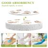 KOCOART Capybara Birthday Cake Pattern Dish Scrub Sponges Kitchen Non Scratch Reusable Compressed Cellulose Sponge Hanging for Household Cleaning Washing Dishes Pots and Pans 3 Pack view 3