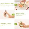 KOCOART Burger Pattern with Vegetables Dish Scrub Sponges Kitchen Non Scratch Reusable Compressed Cellulose Sponge Hanging for Household Cleaning Washing Dishes Pots and Pans 3 Pack view 4