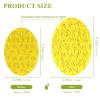 KOCOART Bow Tie Pasta Pattern Dish Scrub Sponges Kitchen Non Scratch Reusable Compressed Cellulose Sponge Hanging for Household Cleaning Washing Dishes Pots and Pans 3 Pack view 2