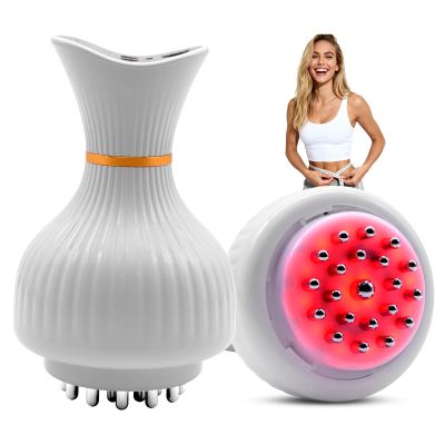 Volongoto Lymphatic Drainage Massager & Anti Cellulite Massage Tool, Body Sculpting Machine with Microcurrent, Light, Heat & Vibration, Helps Reduce Stretch Marks & Cellulite