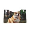 Dog Corgi Tissue Box Cover PU Leather Rectangular Tissue Box Holder Modern Decorative Tissue Cover Facial Paper Organizer Dispenser for Home, Car, Hotel, Office view 2