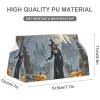 PU Leather Tissue Box Cover Rectangle - Witches Waterproof Tissue Holder for Tall Tissues Boxes, Decorative Tissues Box Organizer for Bathroom, Car, Bedroom, Desk Tabletop Decor view 3