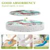 KOCOART Christmas Dogs on Sleigh Dish Scrub Sponges Kitchen Non Scratch Reusable Compressed Cellulose Sponge Hanging for Household Cleaning Washing Dishes Pots and Pans 3 Pack view 3