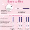 Reroon Pregnancy Test HCG Strips 60 Count for Fertility Women | Home Early Detection Pregnancy Kits with Over 99% Accurate | Bulk Highly Sensitive HCG Urine Tests | Individually Wrapped | 60 Cups view 4