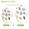 KOCOART Sweet Treats and Milk Prints Dish Scrub Sponges Kitchen Non Scratch Reusable Compressed Cellulose Sponge Hanging for Household Cleaning Washing Dishes Pots and Pans 3 Pack view 2