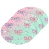 KOCOART Bow Pattern with Pastel Colors Dish Scrub Sponges Kitchen Non Scratch Reusable Compressed Cellulose Sponge Hanging for Household Cleaning Washing Dishes Pots and Pans 3 Pack view 1