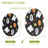 KOCOART Halloween Ghosts Pumpkins Dish Scrub Sponges Kitchen Stars Boo Non Scratch Reusable Compressed Cellulose Sponge Hanging for Household Cleaning Washing Dishes Pots and Pans 3 Pack view 2
