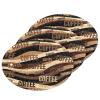 KOCOART Coffee Dish Scrub Sponges Kitchen Brown Wavy Lines Non Scratch Reusable Compressed Cellulose Sponge Hanging for Household Cleaning Washing Dishes Pots and Pans 3 Pack view 1