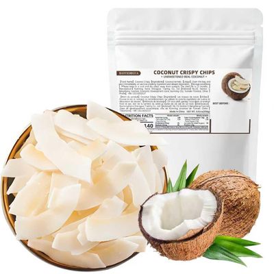 BAYUEDEGUA-Coconut Crispy 250g/8.81oz Unsweetened real coconut,Gluten free,Non GMO.Baking ingredients,Paired with yogurt and oats.