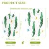 KOCOART Crocodile Pattern with Flowers Dish Scrub Sponges Kitchen Non Scratch Reusable Compressed Cellulose Sponge Hanging for Household Cleaning Washing Dishes Pots and Pans 3 Pack view 2