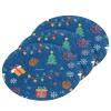 KOCOART Christmas Pattern with Gifts Dish Scrub Sponges Kitchen Non Scratch Reusable Compressed Cellulose Sponge Hanging for Household Cleaning Washing Dishes Pots and Pans 3 Pack view 1