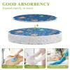 KOCOART Christmas Pattern with Gifts Dish Scrub Sponges Kitchen Non Scratch Reusable Compressed Cellulose Sponge Hanging for Household Cleaning Washing Dishes Pots and Pans 3 Pack view 3