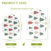 KOCOART Christmas Trees Pattern Design Dish Scrub Sponges Kitchen Non Scratch Reusable Compressed Cellulose Sponge Hanging for Household Cleaning Washing Dishes Pots and Pans 3 Pack view 2