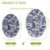 KOCOART Cactus Pattern on Purple Background Dish Scrub Sponges Kitchen Non Scratch Reusable Compressed Cellulose Sponge Hanging for Household Cleaning Washing Dishes Pots and Pans 3 Pack view 2
