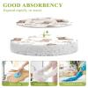 KOCOART Boots Bow Star Pattern Dish Scrub Sponges Kitchen Non Scratch Reusable Compressed Cellulose Sponge Hanging for Household Cleaning Washing Dishes Pots and Pans 3 Pack view 3
