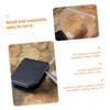 LALADEFIEE Outdoor Camping Acrylic Handheld Magnifying Glass Paperweight Simple Design for Nature Exploration and Elder Reading Aid Black Square Lens view 4