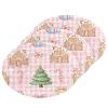 KOCOART Christmas Gingerbread Houses and Candycanes Dish Scrub Sponges Kitchen Non Scratch Reusable Compressed Cellulose Sponge Hanging for Household Cleaning Washing Dishes Pots and Pans 3 Pack view 1