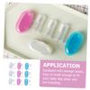 COLLBATH 9pcs Silicone Finger Toothbrush with Storage Box for Newborns Years Soft Ergonomic Oral Cleaner and Gum Massager for Gentle Plaque Removal and Teething Relief view 4