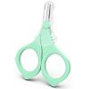 Baby Nail Scissors, Infant Nail Clippers with Safety Round Tip, Toddler Nail Clipper, Newborn Fingernail Cutter with Protective Cap, Nail Clippers for Baby Care Shower Gift view 1