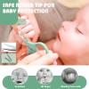 Baby Nail Scissors, Infant Nail Clippers with Safety Round Tip, Toddler Nail Clipper, Newborn Fingernail Cutter with Protective Cap, Nail Clippers for Baby Care Shower Gift view 3