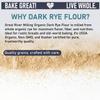 Great River Milling Organic Dark Rye Flour | Whole Grain, Non-GMO, Kosher, Unbromated | Earthy Flavor for Rye Bread, Sourdough Starter, Bagels, Crackers & Artisan Baking | 5 Lb view 3