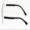 V.W.E. 3 Pairs of Rimless Hexagon lightly tinted anti-blue reading glasses - Clear Lens UV protection Reader (3 Black - Clear Lens, 3.00, x) view 3
