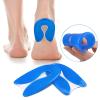 1 Pair U-Shaped Gel Heel Cups Protector Cushion Pad Shoe Insert Insole Relieve Spur Pads Orthotic Insole U-Shaped Heel view 2