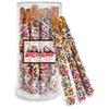 All City Candy Hand-Dipped Milk Chocolate Sprinkled Hand dipped Pretzel Rods Holiday ready Sweet & Salty Treats, Individually Wrapped,12-Piece Gift Tube, Perfect for Seasonal Celebrations, Birthdays or Gift giving occasions view 1