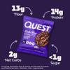 Quest Bake Shop Chocolate Frosted Donuts, Low Sugar, 14g Protein, 4 Count view 2