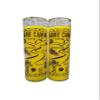 Abre Camino Religious Glass Candle, Yellow, 8 Inch Cylindrical Container, Spiritual Ceremony, Mystical Symbols, Pack of (4) view 1