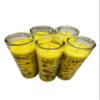 Abre Camino Religious Glass Candle, Yellow, 8 Inch Cylindrical Container, Spiritual Ceremony, Mystical Symbols, Pack of (4) view 3