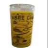 Abre Camino Religious Glass Candle, Yellow, 8 Inch Cylindrical Container, Spiritual Ceremony, Mystical Symbols, Pack of (6) view 3