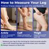 Mojo Women's Thigh-High Compression Sleeves 20-30mmHg with Non-Slip Grip Top Graduated Support for Varicose Veins, Swelling, Travel, Pink, 4XL view 4