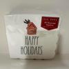 Rae NAPKIN Collection 3 | Collectible & Gift | HOLIDAYS - Dunn By Magenta (HAPPY HOLIDAYS Holiday Paper Napkins, 40 Pieces 9.43x9.43 Inches House Figure CHRISTMAS NAPKIN) view 1