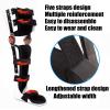 Hinged Knee Brace, Knee Ankle Foot Orthosis Fixation Brace Support Lower Limbs Orthosis Walking Boots with Full Leg Fixed Brace(Right Medium) view 3