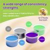 2 Kits of 4 Packs Theramandu Therapy Putty (3oz Each), Physical Therapy Hand Putty for Adults, Sensory Stress Relief & Hand Muscle Strengthening Exercise Therapy Putty, 4 Different Resistances view 3