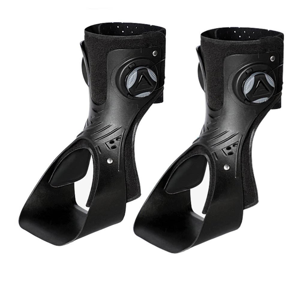 1 Pair Drop Foot Brace Orthosis Ankle Orthosis Support Foot Drop Support Brace for Hemipleia Stroke Shoes Walking(A Medium)