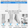 1 Pair Drop Foot Brace Orthosis Ankle Orthosis Support Foot Drop Support Brace for Hemipleia Stroke Shoes Walking(A Medium) view 2
