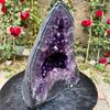 AEVHBAMXN 1pc 4-5kg Amethyst Cave Quartz Crystal Group Cathedral-Style Device Home And Office Decorations view 3