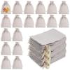 100 Pcs Rustic Burlap Bags Bulk 5 x 7 In Burlap Gift Bags with Drawstring Tiny Linen Reusable Ewelry Pouches Sacks for Grocery Kitchen Wrapping Birthday Wedding Party Christmas DIY Sack for Gift Wrap view 1