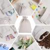 100 Pcs Rustic Burlap Bags Bulk 5 x 7 In Burlap Gift Bags with Drawstring Tiny Linen Reusable Ewelry Pouches Sacks for Grocery Kitchen Wrapping Birthday Wedding Party Christmas DIY Sack for Gift Wrap view 3