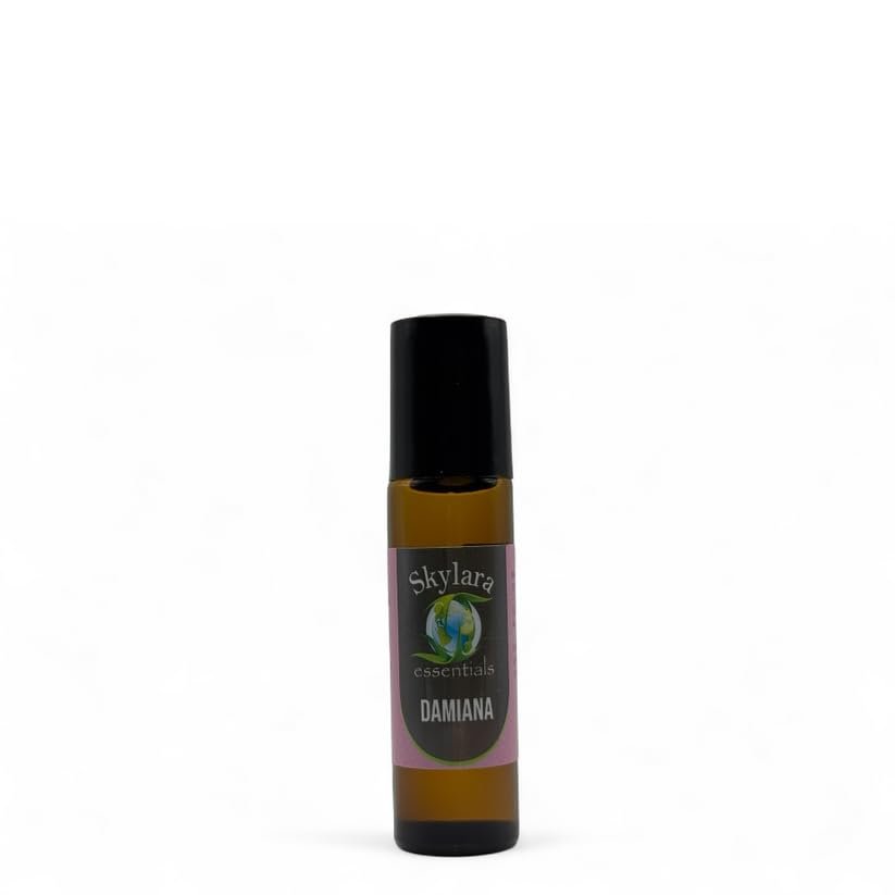 Damiana Essential Oil (10ml Roll On, 10ml Roll On Whispered Ember)